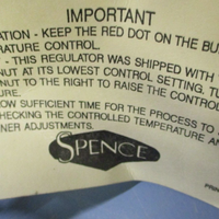 Spence Engineering 2030TGNQJ Valve Regulator 11/2" 070013200 120200 Range