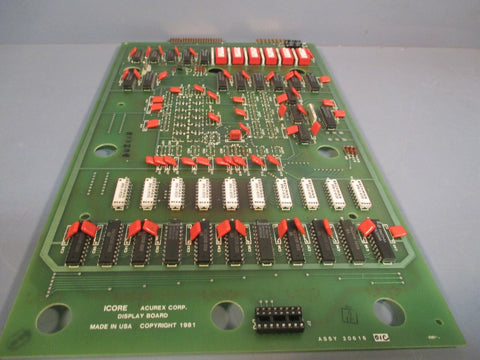 ICORE ACUREX CORP DISPLAY BOARD ASSY 20616