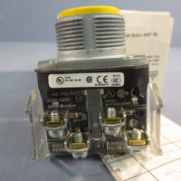 Allen Bradley 800TA9A Yellow Flush Head Push Button Series T Nonilluminated