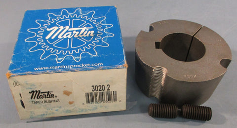 Martin 3020 2 Taper Lock Bushing 2" Bore 1/2" x 1/4" Keyway Steel