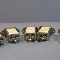 Lot of 5 Schaffner Various FN322xx Power Entry Module PEM Plug 110/250V NWOB
