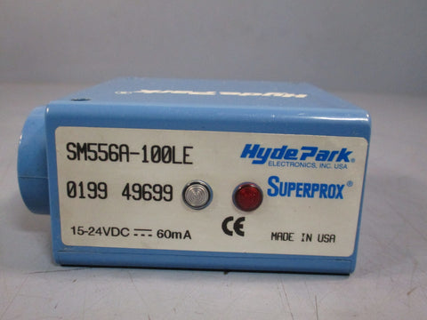 Hyde Park Superprox Ultrasonic Proximity Sensor 1524VDC 60mA SM556A100LE
