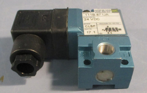 Mac Valves 111B-871JA Solenoid Valve 24 Volts DC 17.1 W 111B-871JA=CLSF