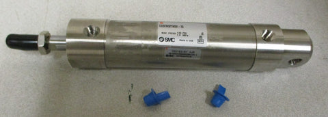 SMC CG5EN32TNSV75 Pneumatic Cylinder 75mm Stroke 32mm Bore 145psi Max SS