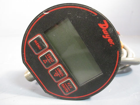 DWYER Digital Vacuum Gauge Transmitter Digital LCD Range: 14.700 PSI DPG200