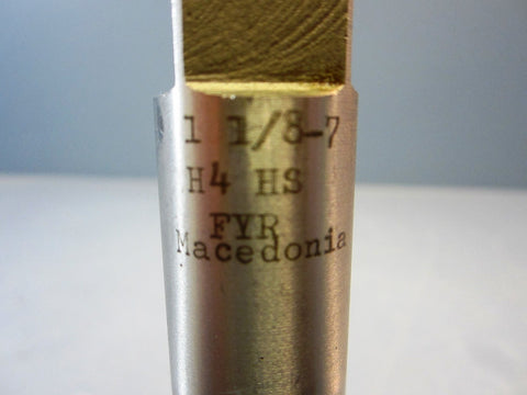 Hand Tap, 4 flute, 11/87 H4 HS, FYR, Macedonia