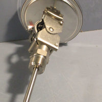 TelTru Thermometer AA475R Analog dial Thermometer Stem 21.63"