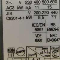 Schneider Electric Telemecanique LC1D25B7 Contactor 24V 50/60Hz 11KW/400V 20712