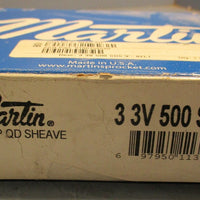 Martin 3 3V 500 SDS Hi-Cap QD 3 Groove Sheave Pulley 5" Outside Dia