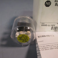 ALLEN BRADLEY 120VAC YELLOW LED LAMP/STACK LIGHT MODULE SER. A 855ELL10Y