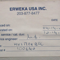 Erweka GmbH Multicheck Tablet Combination Tester Hardness Diameter Thickness
