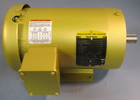 Baldor Reliance CEM3556T SuperE Motor 35AA002M497G1 1HP 7/8" Shaft Dia NOS