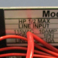 Boston Gear DC Motor Control Ratiopax RP1 1/2HP Max 115VAC 10A Line Input