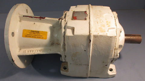 Rexnord SFN25B20U Inline Gear Reducer 20:1 Ratio 3200 RPM 1-1/4" Shaft Dia