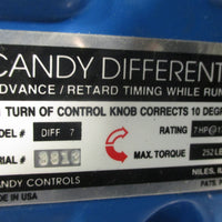 CANDY DIFFERENTIAL GEAR BOX 7HP, 1750RPM, MODEL DIFF7