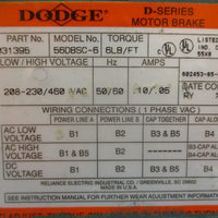Dodge 07916515WT Master XL Gearmotor FK145WG16C 12.7:1 11/2 HP 1" Shaft Dia