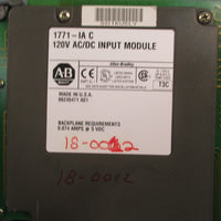 AllenBradley 120V AC/DC Input Module 1771IA C