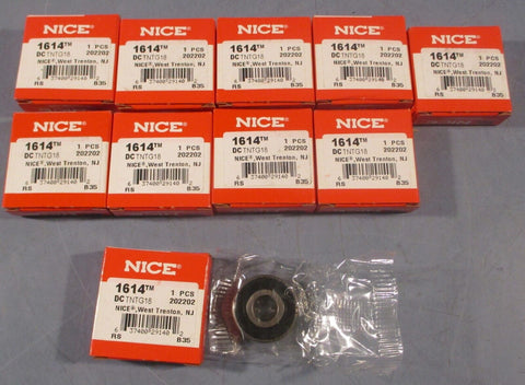 Nice 1614DCTNTG18 Single Row Radial Bearing 3/8" ID 1-1/8" OD 3/8" W Lot of 10