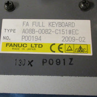 Fanuc A08B0082C151 #EC FA Full Keyboard
