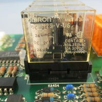 Ishida P5286B PC Relay Board DVO P5286B 4 Omron Relays 8 LED Indicators