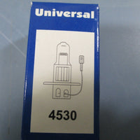 Universal 4530 12 Volts 55 Watt PK22s Halogen Lamp Lots of 3  New
