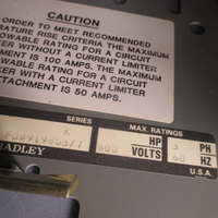Allen Bradley Circuit Breaker Feeder 3 Pole 3 PH 60Hz Ser. K 2193FAJC3131CM