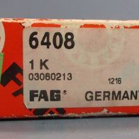 Fag 6408 Deep Groove Ball Bearing 40mm Bore 110mm OD 27mm Wide