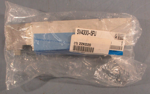 SMC SV4300-5FU Solenoid Valve SV4000 Series 0.2-0.6 Mpa 4/5 Port