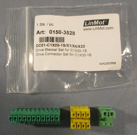 LinMot 0150-3528 Drive Connector Set for C1X00-1S DC01-C1X00-1S/X1/X4/X33