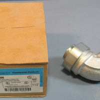 Box 2 Crouse Hinds LT15090 Male Conduit Connector Fittings 90 Degree 11/2" NIB