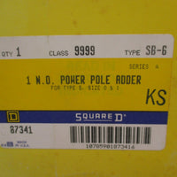 Square D 1 N.O. Power Pole Adder Class 9999 Type SB-6 NEW