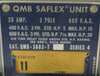 Square D QMB QMB-3603-T Saflex Unit 100 Amp 3 Pole 600 VAC Series 4
