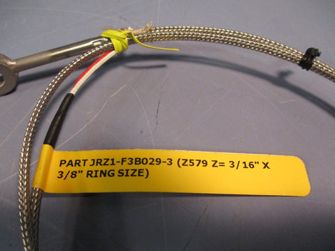 Bates bearing hanibal thermocouple JRZ1F3B0293 Z579 Z= 3/16" x 3/8" Ring Size