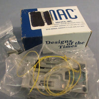 MAC Valves, Inc Base Valve for 46 Series Manifold, Single Solenoid 46A0SAAC