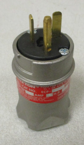 Appleton ECP-2023 Explosion Proof Electrical Plug Aluminum 20A 125VAC Watertight
