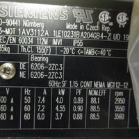 Schmalenberger FZB 4013/2 Centrifugal Pump Siemens D90441 Motor 1AV3112A New