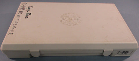 Meyer Gage Makers Precision Gage Pin Set M4 Class Z Plus .626-.750 135 Pins