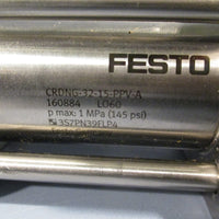 FESTO 160884 Standard Pneumatic Cylinder, Double Acting CRDNG3215PPVA