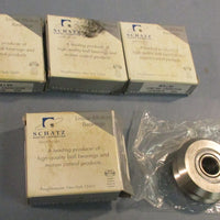 Schatz W3LLSS Double V Guide Wheel Bearing 1-3/4" Length 5/8" Width Lot of 4