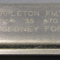 Appleton 470 11/4" Conduit Outlet Cover Form 7 51/2" L 21/4" W  (Lot of 9)