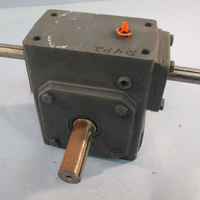HUB CITY 0221-10911-217 5:1 RATIO RIGHT ANGLE GEAR REDUCER MODEL: 211/ STYLE DI