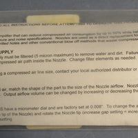 ITW Vortec 1205 Copper Air Nozzles 3/8" Airflow Amplifier (Lot of 5)
