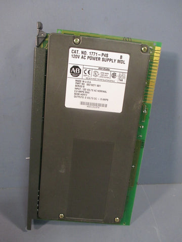 AllenBradley PLC 5 Power Supply 120VAC Input Series B 1771P4S