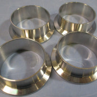 (Lot of 4) Tetra Pak 69611310210 Welding Ferrule 115/16"Bore 7/8"W 21/2"OD