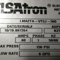 Pulsafeeder LMA2TAVTCJ500 Integrated Tank System w/ Dosing Pump Approx 50gal