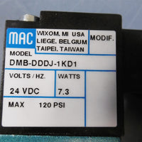 NIB MAC DMBDDDJ1KD1 Solenoid Valve Block 24VDC 7.3W