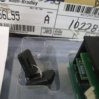 ALLEN BRADLEY CONTROLOGIX PROCESSOR CPU W/ KEY LOGIX 5555 SER. A 1756L55