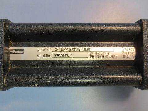 Parker Pneumatic Cylinder Model No. 32 TMPRLRVS13M 50.00 10 bar Air New