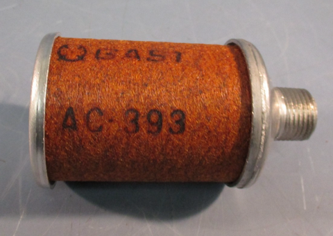 GAST AC434 Filter Element Muffler, Compressed Fiber AC393