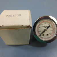 Label Aire 7481500 Pressure Gauge 0-160 Psi